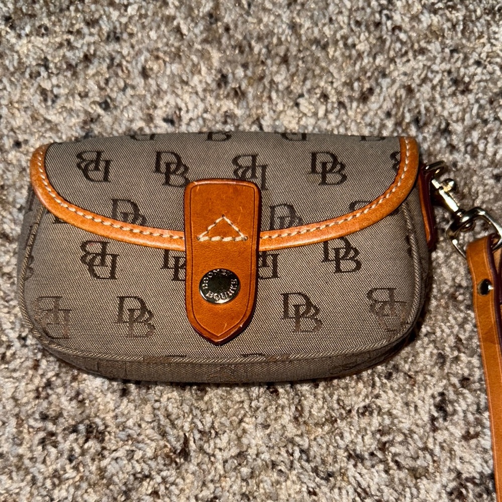 Dooney & Bourke Brown Wristlet
